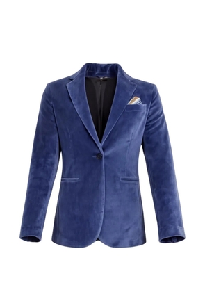 Circolo 1901 single-breasted corduroy blazer - Blue