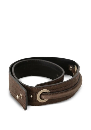 Costume National leather belt - Brown