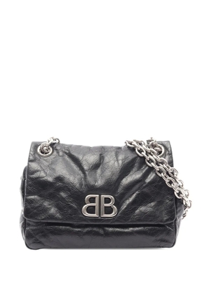 Balenciaga Pre-Owned 2018-2026 Leather Monaco shoulder bag - Black