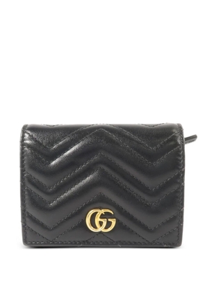 Gucci Pre-Owned GG Marmont card case wallet - Black
