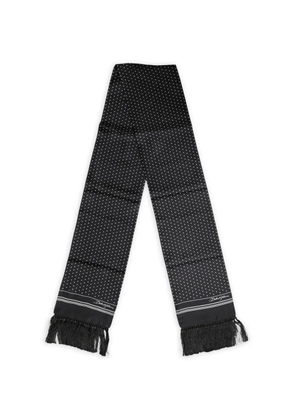 Dolce & Gabbana polka-dot-pattern scarf - Black