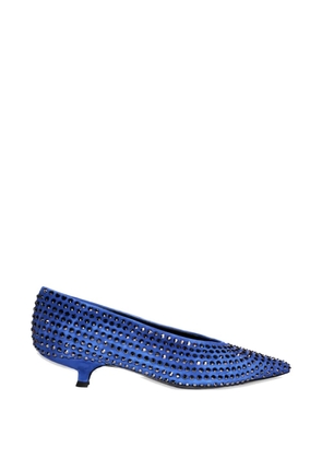 La-Rose crystal-embellished ballet flats - Blue