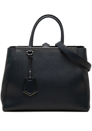 Fendi Pre-Owned 2010-2026 Medium Leather 2Jours satchel - Black