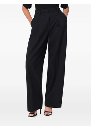 THELATEST pleated wide-leg trousers - Black