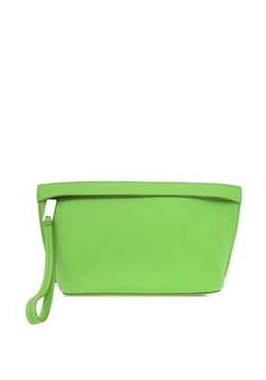 Ferragamo Pre-Owned 2010-2026 Leather Wristlet clutch bag - Green