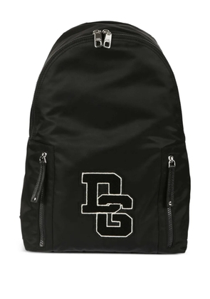 Dolce & Gabbana logo-print-detail backpack - Black