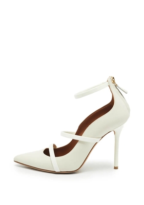 Malone Souliers Robyn triple-strap pumps - Neutrals