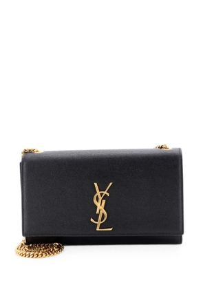 Saint Laurent Pre-Owned Classic Monogram Grainy Leather Medium crossbody bag - Black