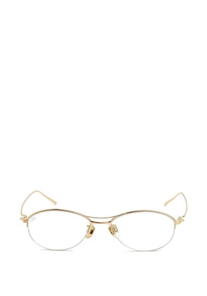 akila Helix round-frame glasses - Gold