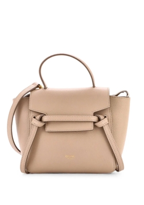 Celine Pre-Owned Belt Bag Textured Leather Pico shoulder bag - Neutrals
