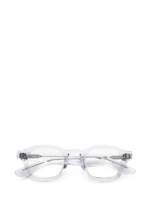 akila Logos geometric-frame glasses - Grey