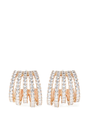 APM Monaco Croisette five-hoop earrings - Gold