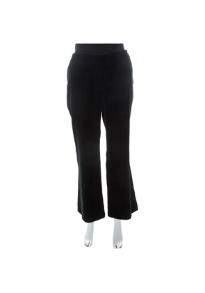 Alexander McQueen Pre-Owned velvet trousers - Black