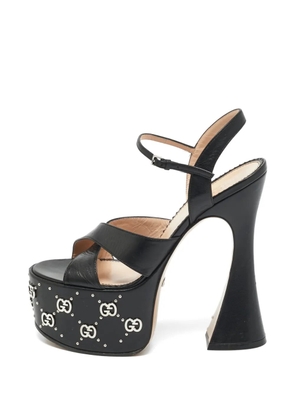 Gucci Pre-Owned Janaya Interlocking G platform sandals - Black