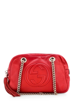 Gucci Pre-Owned Soho Chain Zip Leather Small shoulder bag - Red