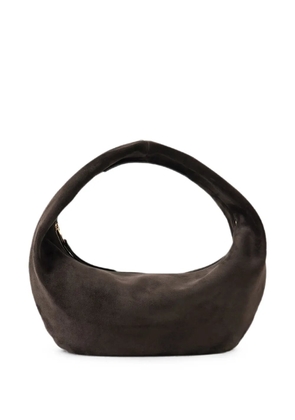 KHAITE Olivia suede top-handle shoulder bag - Brown