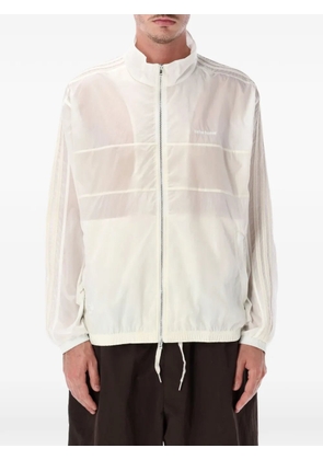 adidas x Wales Bonner sheer-panelled zip-up jacket - Neutrals