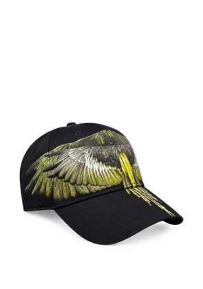 COUNTY OF MILAN wings-print baseball cap - Black