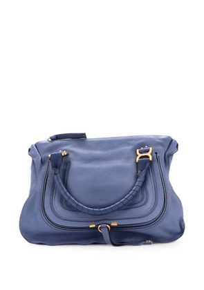 Chloé Pre-Owned Marcie Leather Large shoulder bag - Blue