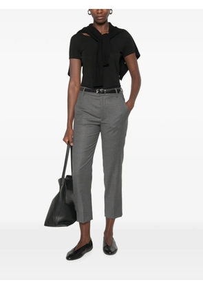 DONDUP straight-leg wool trousers - Grey