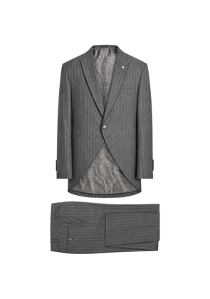 ROBERTO VINCENTI pinstripe-pattern single-breasted suit - Grey