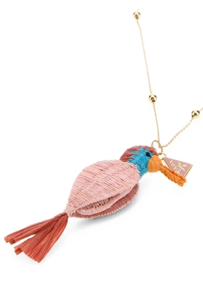 Prada bird-pendant necklace - Gold