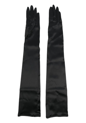 Dolce & Gabbana silk long gloves - Black