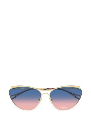 Chloé Eyewear Uma cat-eye frame sunglasses - Gold