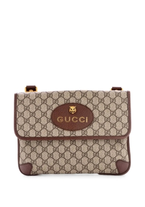 Gucci Pre-Owned Neo Vintage Flap Messenger GG Coated Canvas Medium crossbody bag - Brown
