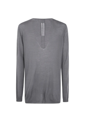 Rick Owens V-neck T-shirt - Grey