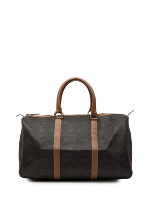 Christian Dior Pre-Owned 20th Century Honeycomb Coated Canvas travel bag - Black
