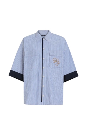 Dolce & Gabbana striped cotton shirt - Blue