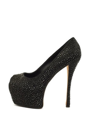 Giuseppe Zanotti Vintage Liza crystal-embellished pumps - Black