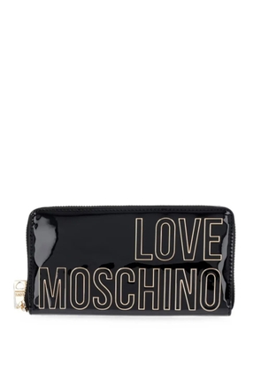 Love Moschino logo wallet - Black