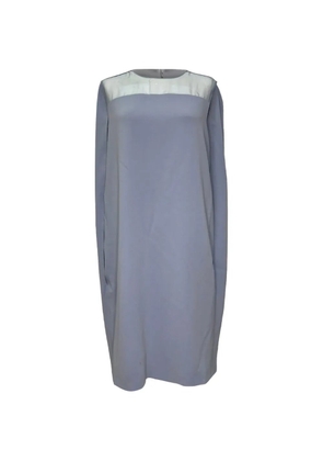 Max Mara Sospiro cape shift dress - Blue
