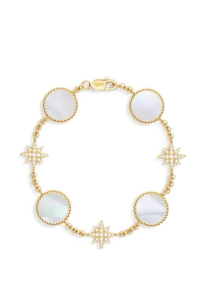 APM Monaco Météorites gold plated bracelet