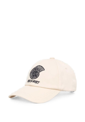 SAMSOE SAMSOE embroidered baseball cap - Neutrals