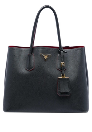 Prada Pre-Owned 2010-2026 Large Saffiano Cuir Double satchel - Black