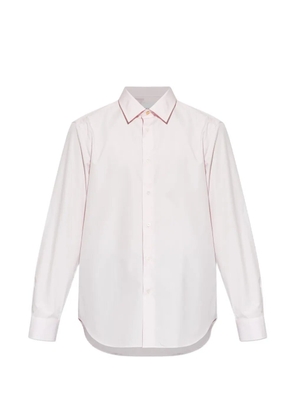 Paul Smith contrast-trimmed long-sleeved shirt - Pink