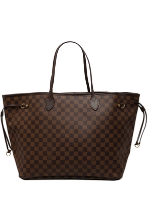 Louis Vuitton Pre-Owned 2009 Damier Ebene Neverfull GM tote bag - Brown