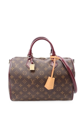Louis Vuitton Pre-Owned 30 Speedy Monogram leather 2-Way tote bag - Brown