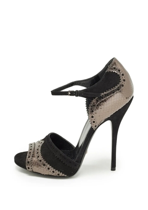 Gucci Pre-Owned D'Orsay brogue pumps - Black