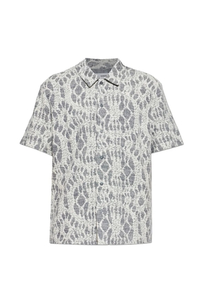 SAMSOE SAMSOE Sakvist snake-print shirt - Neutrals