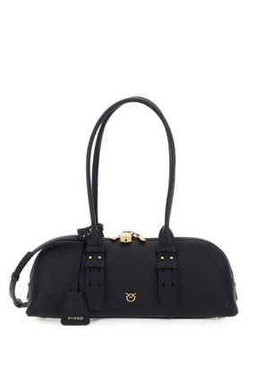 PINKO large Escape leather tote bag - Black