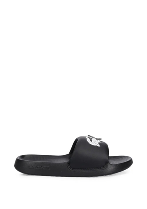 Lacoste logo-patch slides - Black