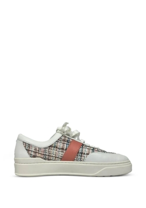 Stuart Weitzman Tweed Accent sneakers - White