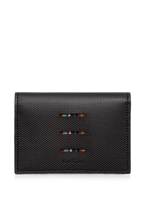 Paul Smith striped cardholder - Brown