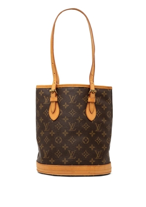 Louis Vuitton Pre-Owned 2001 Monogram Petit bucket bag - Brown