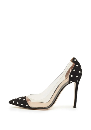 Gianvito Rossi Plexi studded pumps - White