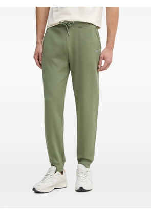 Gant logo-embroidered drawstring track pants - Green